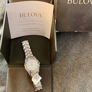 Bulova Women's Swarovski Crystal Accented Watch